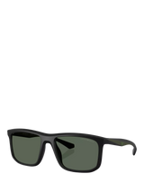 John Lewis Emporio Armani EA4234U Men's Square Sunglasses Matte Black- Buy online at McGrocer