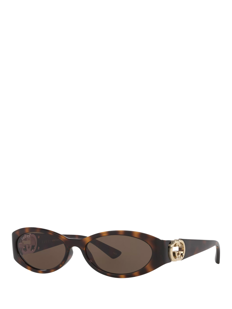 Gucci Damen Ovale Sonnenbrille