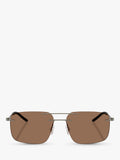 Moncler rectangular sunglasses matte anthracite (British brand)