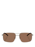 Moncler rectangular sunglasses matte anthracite (British brand)