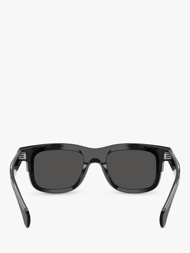 Moncler D-Frame sunglasses with classic tinted lenses (British brand)