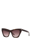 Yves Saint Laurent cat's eye sunglasses brown gradient 55mm (British brand)
