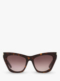 Yves Saint Laurent cat's eye sunglasses brown gradient 55mm (British brand)