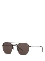 John Lewis Yves Saint Laurent Men's Irregular Sunglasses Black/Brown- Buy online at McGrocer