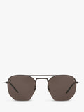 Yves Saint Laurent irregular sunglasses black frame polyamide lenses (British brand)