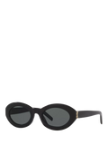 Yves Saint Laurent oval sunglasses black 52mm (British brand)