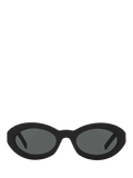 Yves Saint Laurent oval sunglasses black 52mm (British brand)