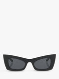 Yves Saint Laurent cat eye sunglasses black, imported from the UK