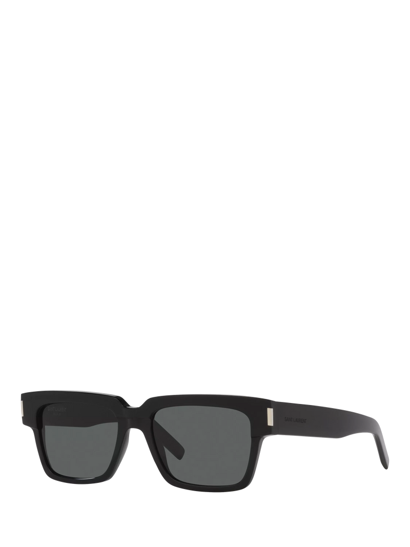 Yves Saint Laurent men's D-frame sunglasses black grey (British brand)