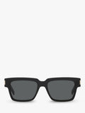 Yves Saint Laurent men's D-frame sunglasses black grey (British brand)