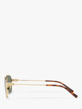 Yves Saint Laurent square sunglasses gold/green - UK version