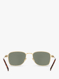 Yves Saint Laurent square sunglasses gold/green - UK version