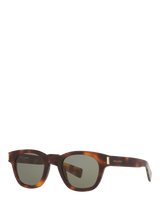 John Lewis Yves Saint Laurent Unisex Oval Sunglasses Tortoise/Green- Buy online at McGrocer