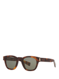 Yves Saint Laurent oval tortoise green sunglasses 48mm - British product