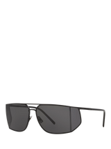 John Lewis Yves Saint Laurent Men's Oval Sunglasses, Black- Buy online at McGrocer