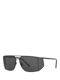 Yves Saint Laurent oval sunglasses black, imported from the UK