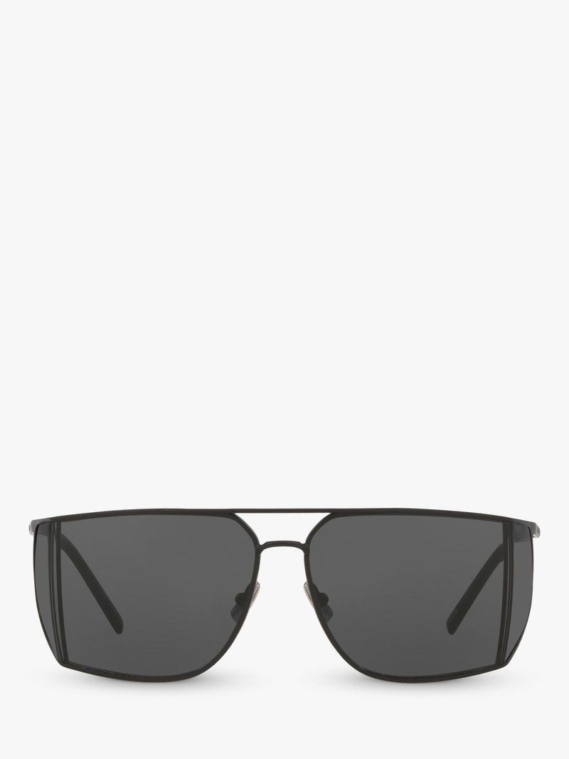 Yves Saint Laurent oval sunglasses black, imported from the UK