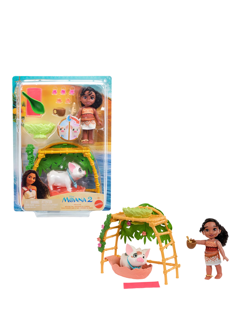 Disney Moana 2 Simea and Pua Bathtime Fun Playset - British product