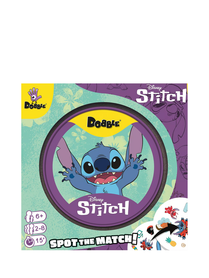 Esdevium Dobble Disney Lilo & Stitch spot the match game - British product