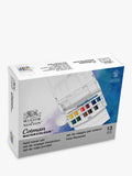 Winsor & Newton travel watercolour paint set with 12 half pans and accessories (British brand)