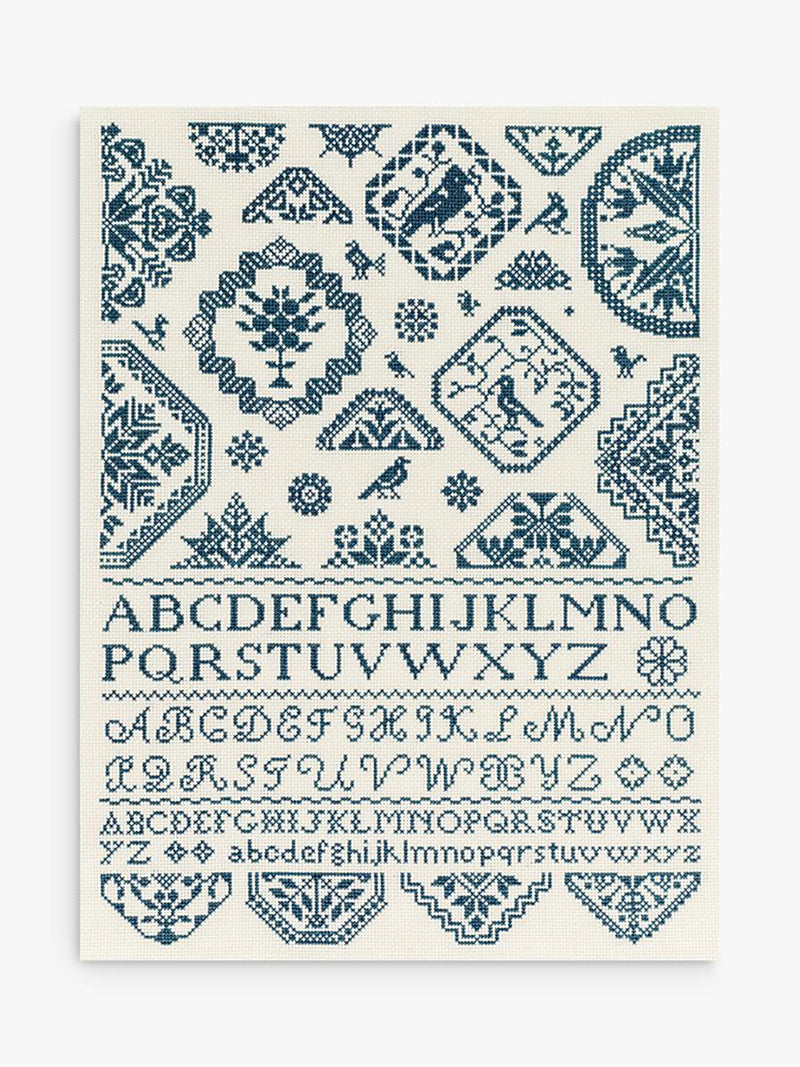 Search Press Quaker Samplers cross stitch book - British product