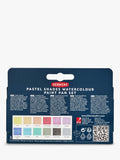 Derwent pastel shades watercolour paint set of 12 - British product
