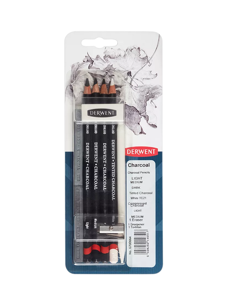 Derwent Charcoal Drawing Set - British product