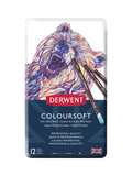 Derwent coloured pencils Coloursoft set 12, UK version