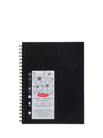 John Lewis Derwent A4 Hardback Wirebound Sketchbook- Buy online at McGrocer