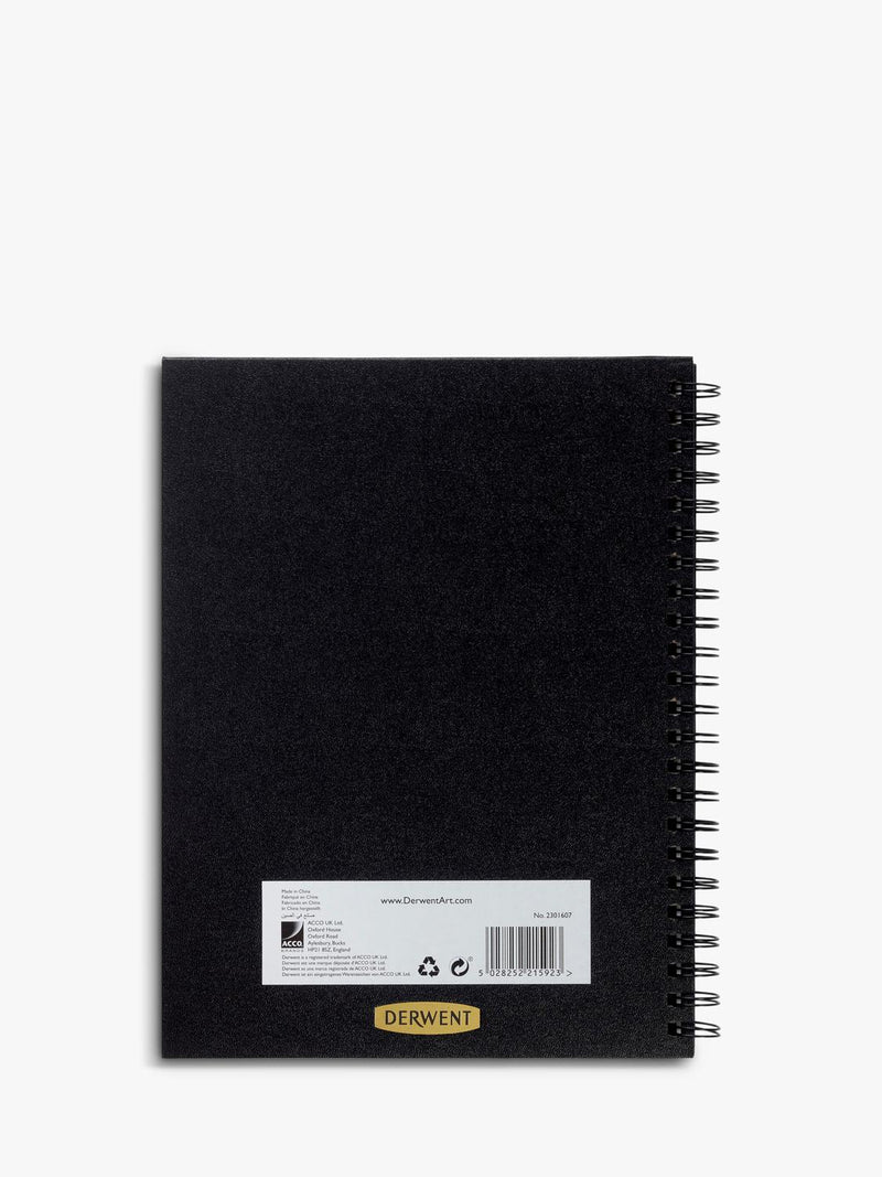 Derwent A4 hardback wirebound sketchbook, UK version