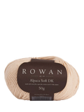 Rowan Alpaca Soft DK Yarn in Champagne 50g, imported from the UK
