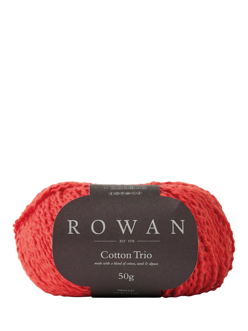 Rowan Cotton Trio Knitting Yarn, 50g, Tiger