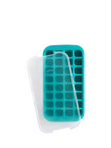 John Lewis Lékué Industrial Ice Cube Tray with Lid, 32 Cube, Turquoise- Buy online at McGrocer