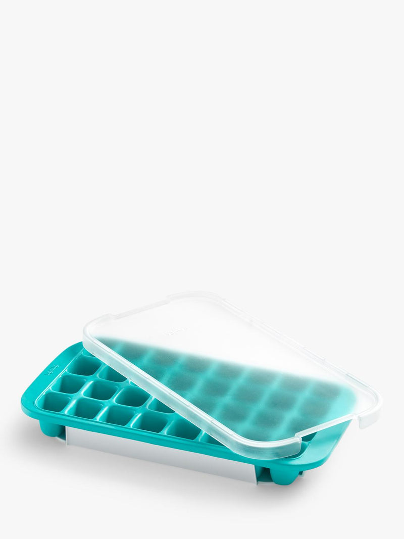 Lékué ice cube tray turquoise 32 cube with lid - British product