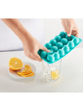 Lékué ice cube tray turquoise 32 cube with lid - British product