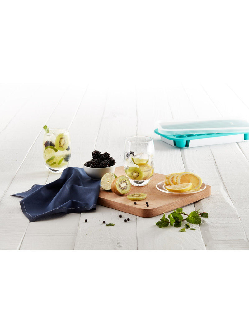 Lékué ice cube tray turquoise 32 cube with lid - British product