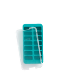 Lékué rectangular ice cube tray with lid turquoise (British brand)