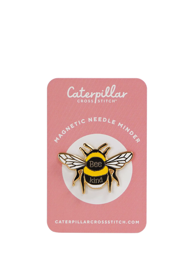 John Lewis Caterpillar Cross Stitch Bee Kind Needle Minder 0.6 x 2.8 x 4.0cm- Buy online at McGrocer