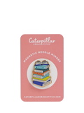 Caterpillar Cross Stitch book stack needle minder - British product