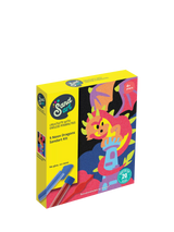 John Lewis Sandart Neon Dragons Craft Kit- Buy online at McGrocer