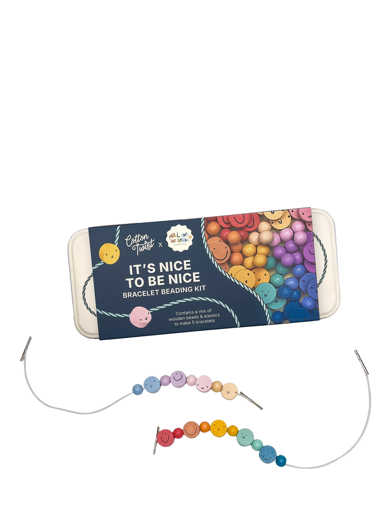Cotton Twist bracelet beading kit - British product