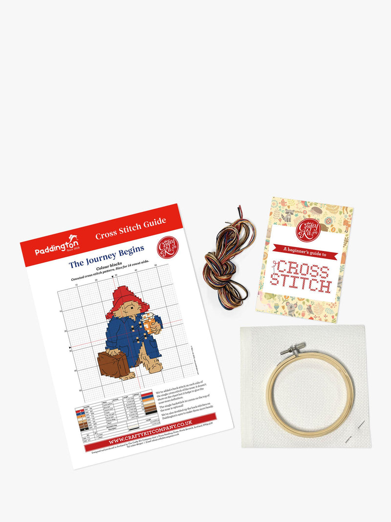 The Crafty Kit Company Paddington mini cross stitch kit (British brand)
