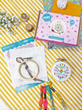 The Make Arcade mini Easter cross stitch kit, UK version