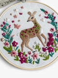 MakeBox Frolicking Fawn embroidery kit, UK version