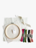 MakeBox Frolicking Fawn embroidery kit, UK version
