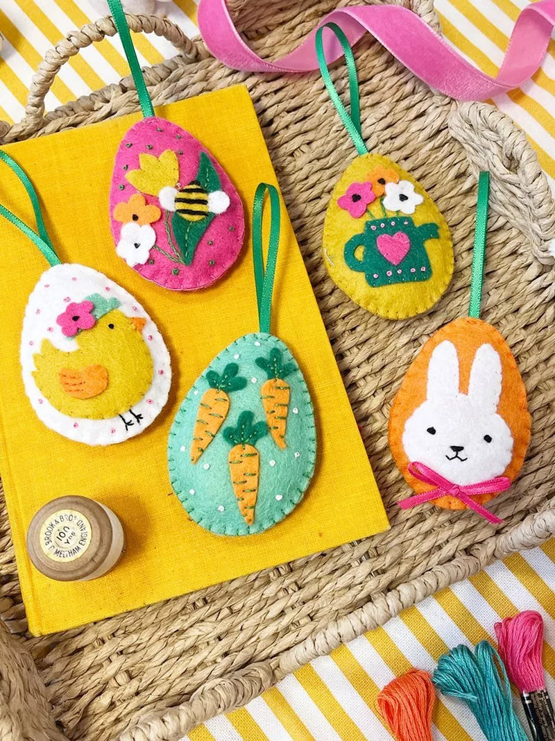 The Make Arcade felt Easter egg decoration kit (British brand)