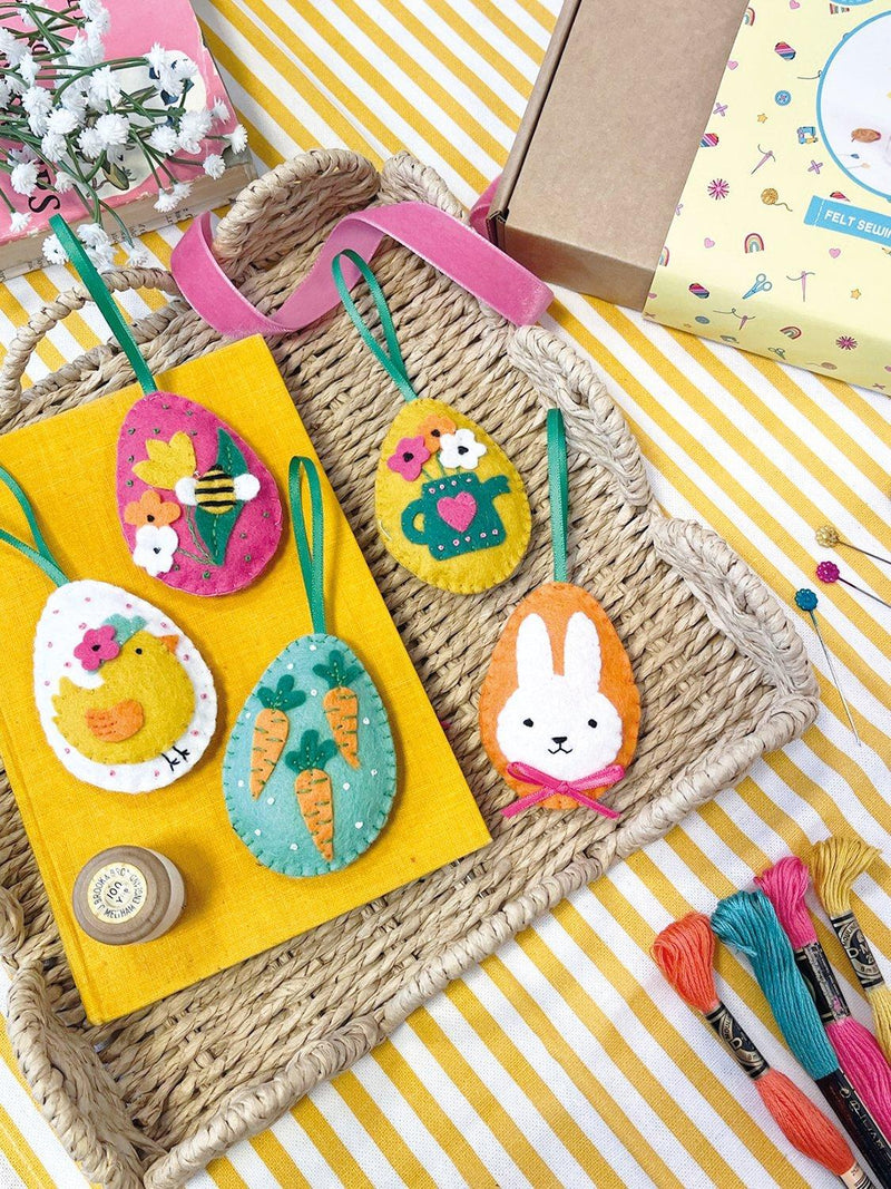 The Make Arcade felt Easter egg decoration kit (British brand)