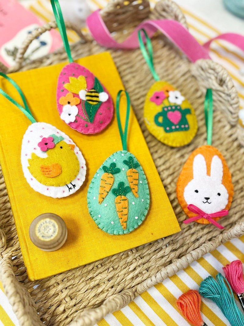 The Make Arcade felt Easter egg decoration kit (British brand)