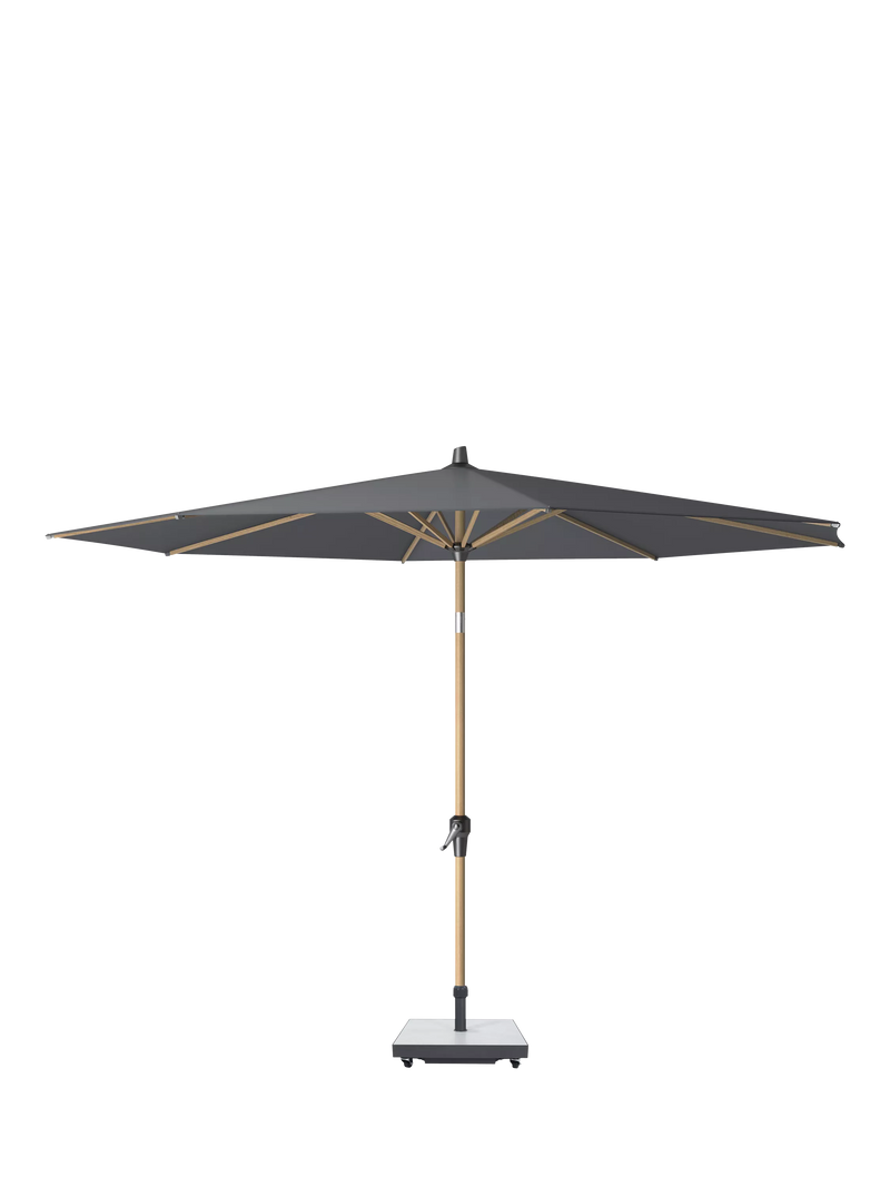 Pacific Riva teak wood round parasol 3m - British product