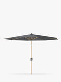 Pacific Riva teak wood round parasol 3m - British product